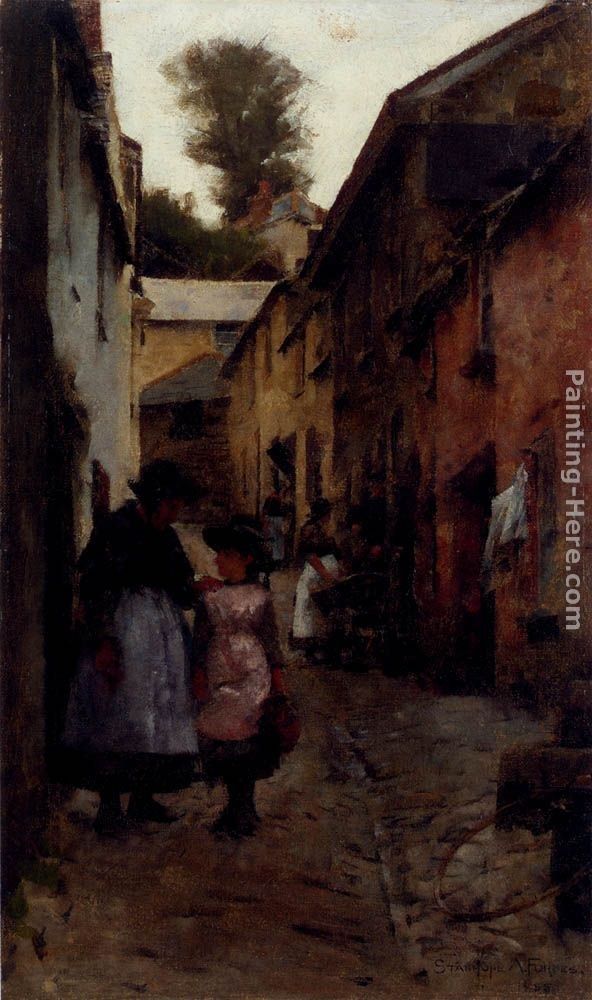 Stanhope Alexander Forbes A Street in Newlyn
